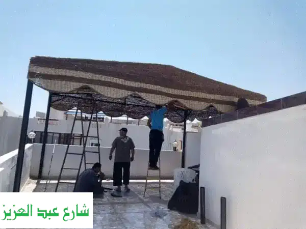 تندات، برجولات، وأسوار تمرحنة: ابتكر واحة جمالك الخارجية!