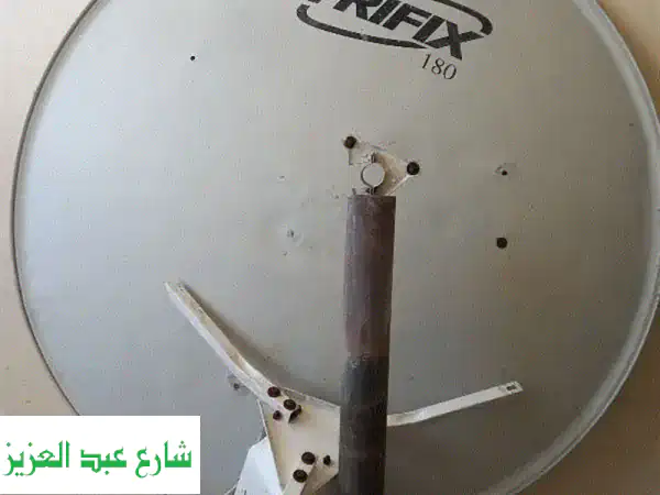طبق دش 180 سم مع موتور تيوان 24 كبير + بوزيشنر جينش...