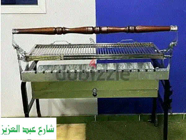 شواية فحم استانلس ستيل - كاملة المواصفات - استخدام...