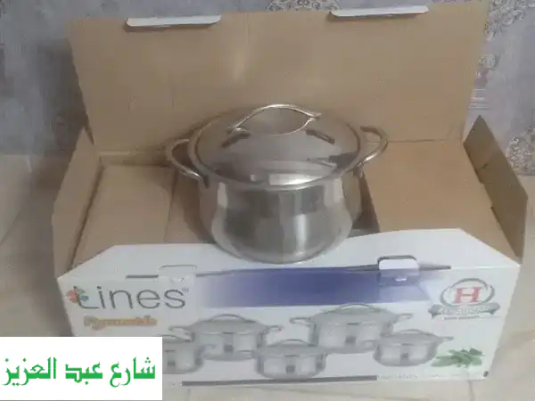 طقم حلل استانلس ستيل تركي فاخر - جودة لا تُضاهى،...