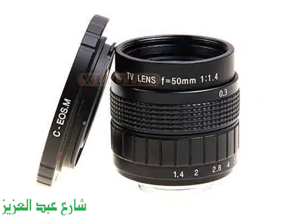 عدسة 50mm F1.4 يدوية احترافية لكاميرات Canon M و Sony NEX و M43 -...