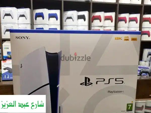 PlayStation 5 Slim CD جديدة - تجربة لعب لا تُقاوم! ضمان سنة كاملة!