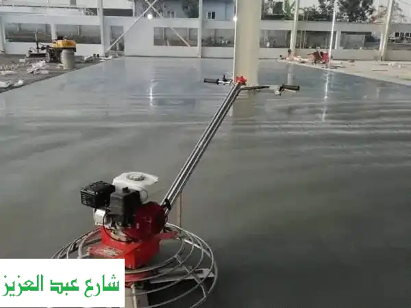 أفضل حلول الأرضيات الخرسانية: هليكوبتر، مطبوعة، وإبوكسي -  [اسم الشركة]