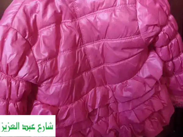 جاكت شتوي بناتي دافئ ومريح - مقاس 3 (2-4 سنوات)