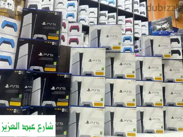 بلايستيشن ٥ سليم (PS5 Slim) جديد - أقساط وكاش! ضمان شامل!