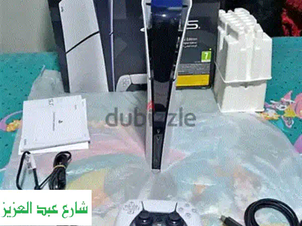 بلايستيشن ٥ سليم (PS5 Slim) جديد - أقساط وكاش! ضمان شامل!