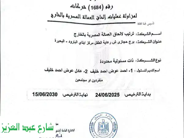 أفضل فرص عمل بالخارج للمصريين | شركة ترتيب للتوظيف الخارجي (مرخصة)