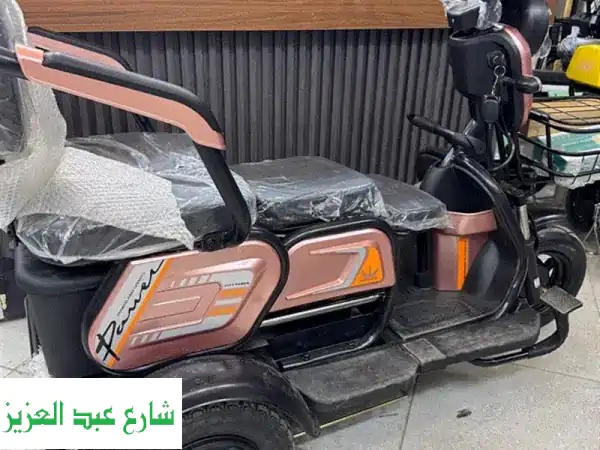 سكوتر كهربائي ثلاثي العجلات 1000 واط - أقوى وأسرع!...