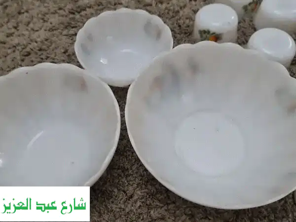 طقم أركوبال فرنسي فاخر (114 قطعة) -  كأنه جديد! 🇫🇷