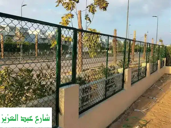 أسوار سلك أخضر متينة لحماية حدائقك ومزارعك -...