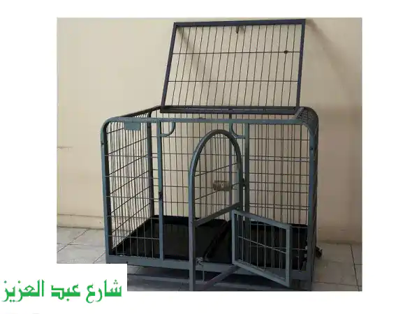 قفص كلاب فاخر مستورد - مساحة رحبة وآمنة لكلبك...