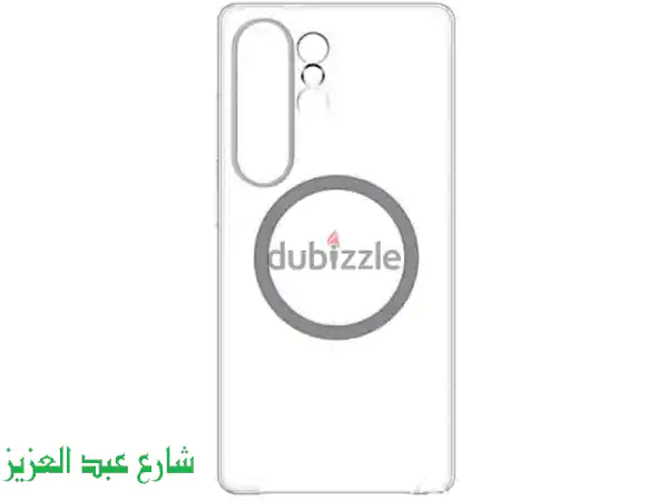 جراب سامسونج جالاكسي S25 Ultra مغناطيسي شفاف - حماية...