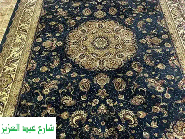 سجادة شمواه ذهبية فاخرة كأنها جديدة - مقاس 2.80x1.90 م | لمسة فخامة لمنزلك