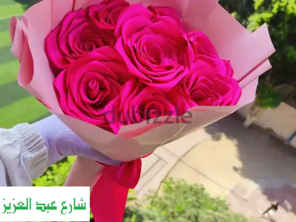 بوكيهات ورد ستان أحمر فاخره: أجمل باقات الورد...
