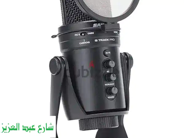 ميكروفون Samson G-Track Pro الاحترافي مع فلتر البوب - جودة صوت استثنائية لبودكاستك!