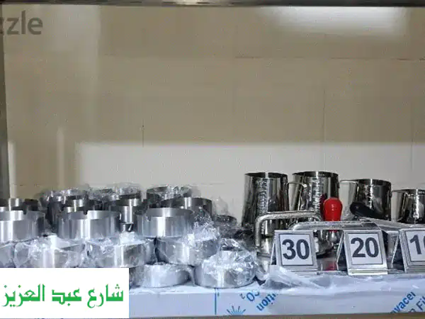 خلاط كاتم صناعي عملاق 2000 وات + معدات مطاعم وكافيهات كاملة!