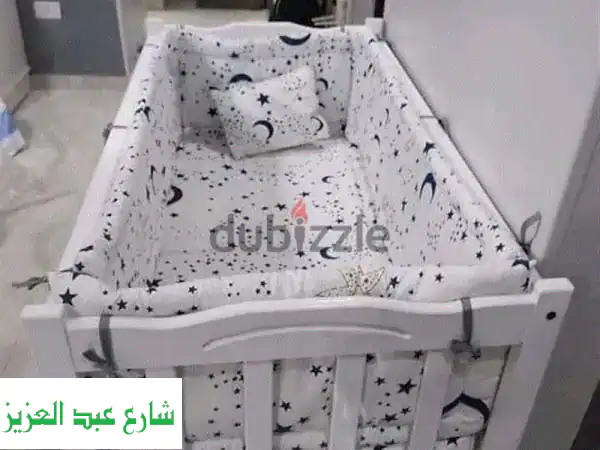 سرير أطفال هزاز متكامل: راحة طفلك أماننا! 😴