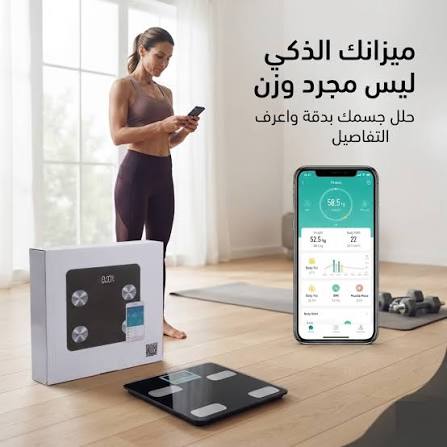 ميزان InBody الرقمي الذكي - تحليل تكوين الجسم مع تقنية البلوتوث