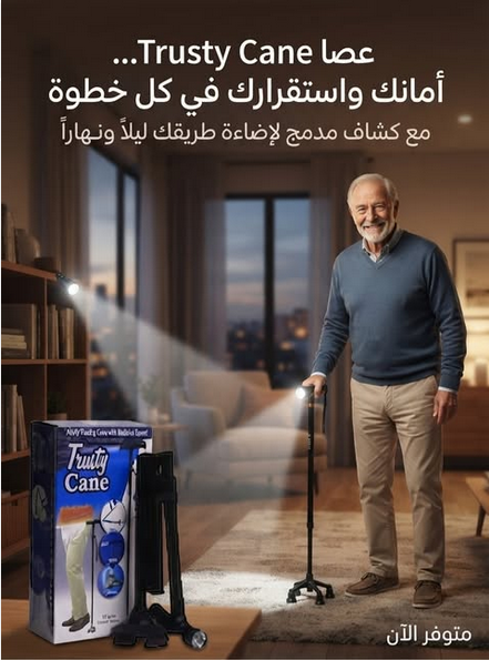عصا مشي ذكية بكشاف – دعمك في كل خطوة 2