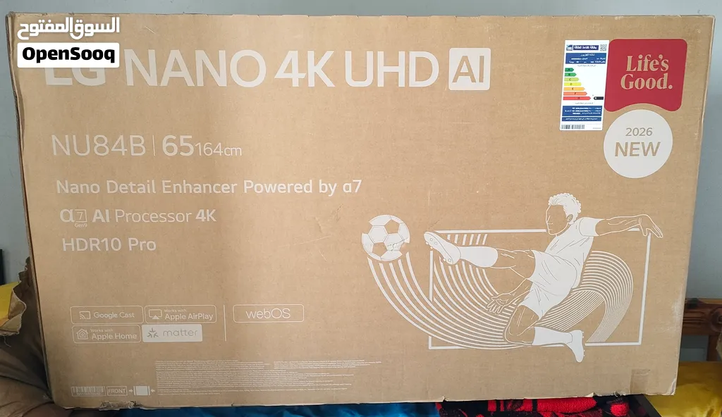 LG Nano UHD AI  NU840B6LA 65 بوصه