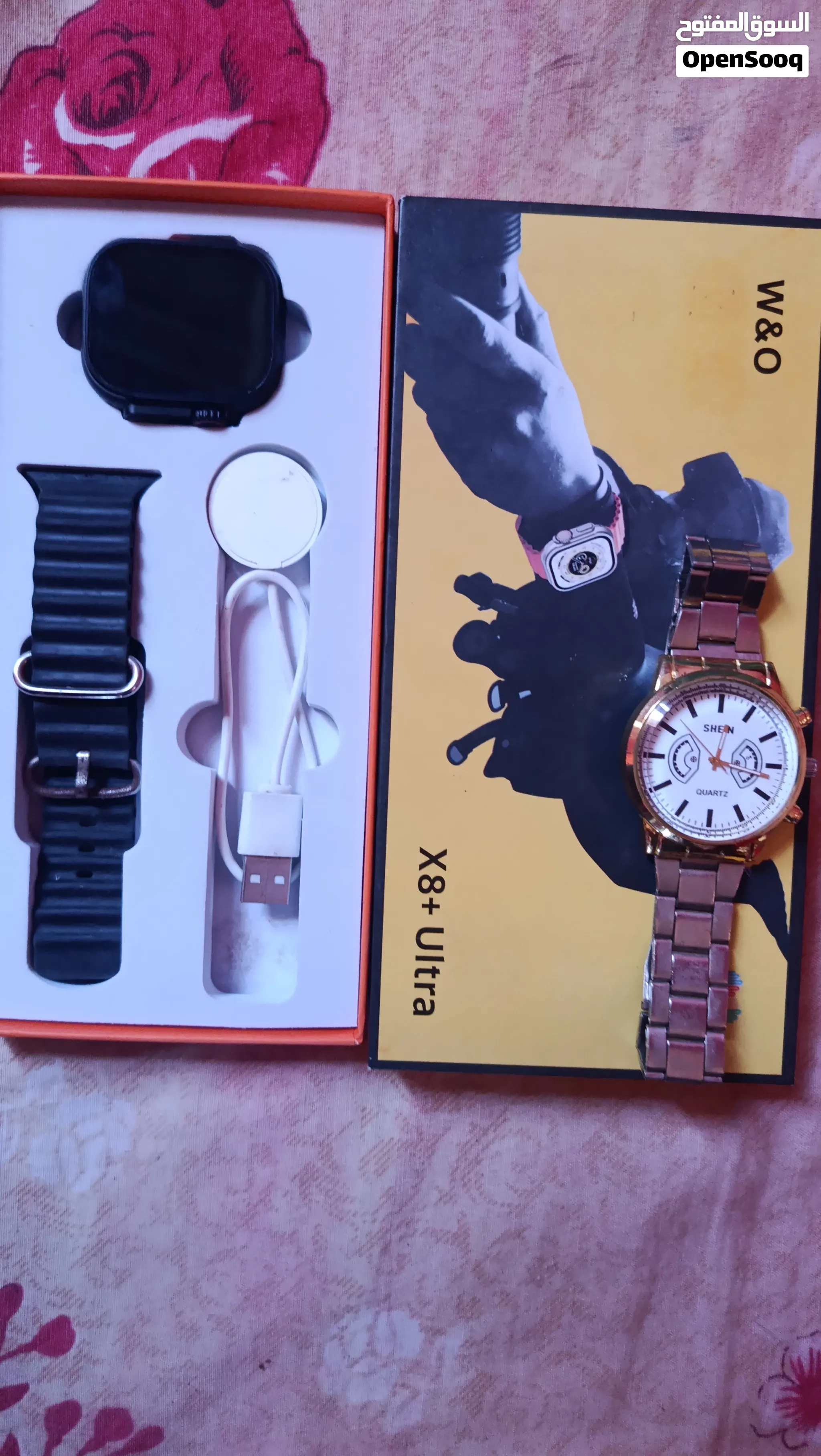 ساعه تاتش ذكيه نوعها W& X8+ Ultra