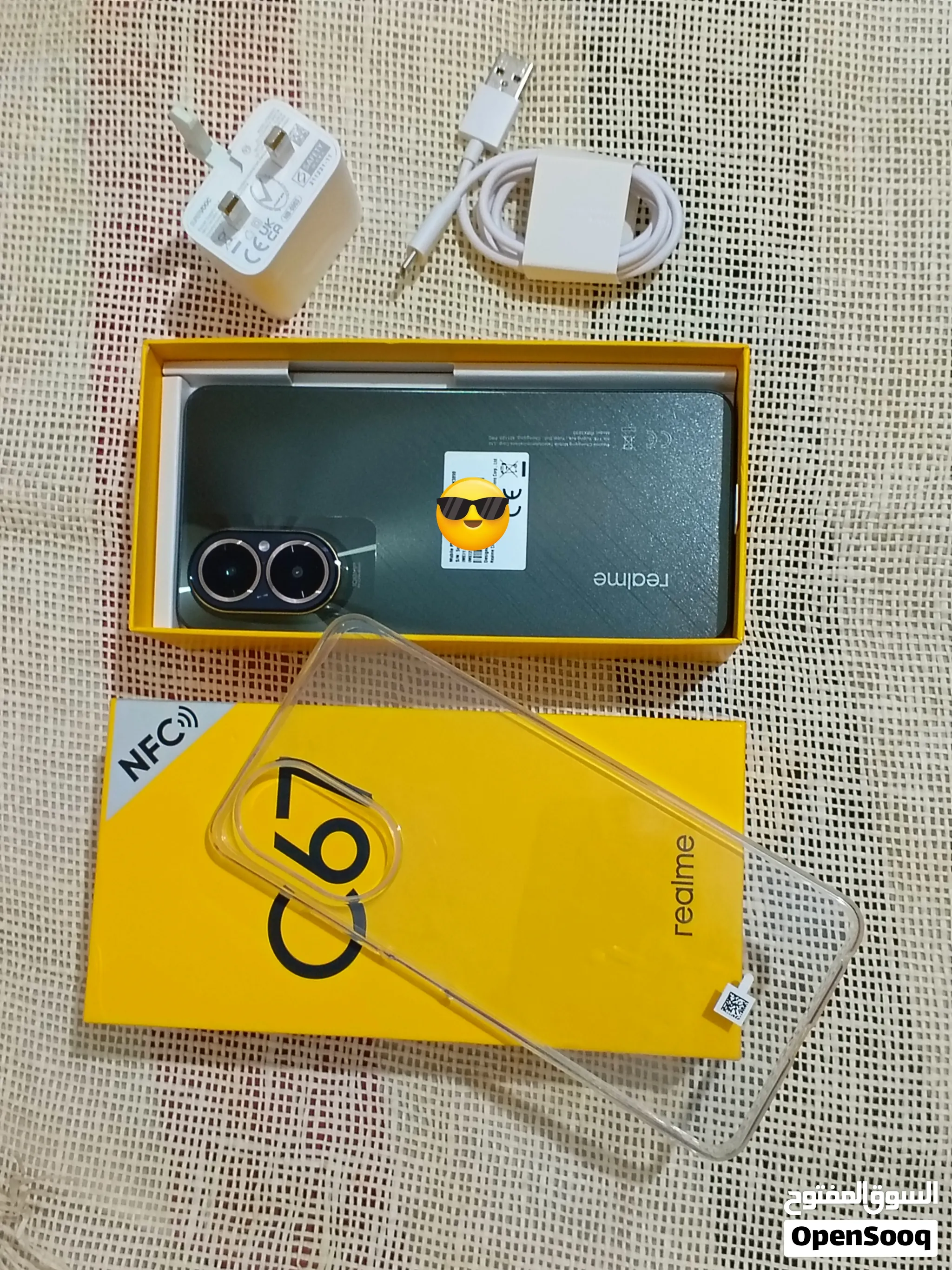 موبايل Realme C67 NFC ( تم الشراء من الإمارات ) ذاكرة 128 + رامات 6 + 6 / لايوجد رسوم أو ضريبة