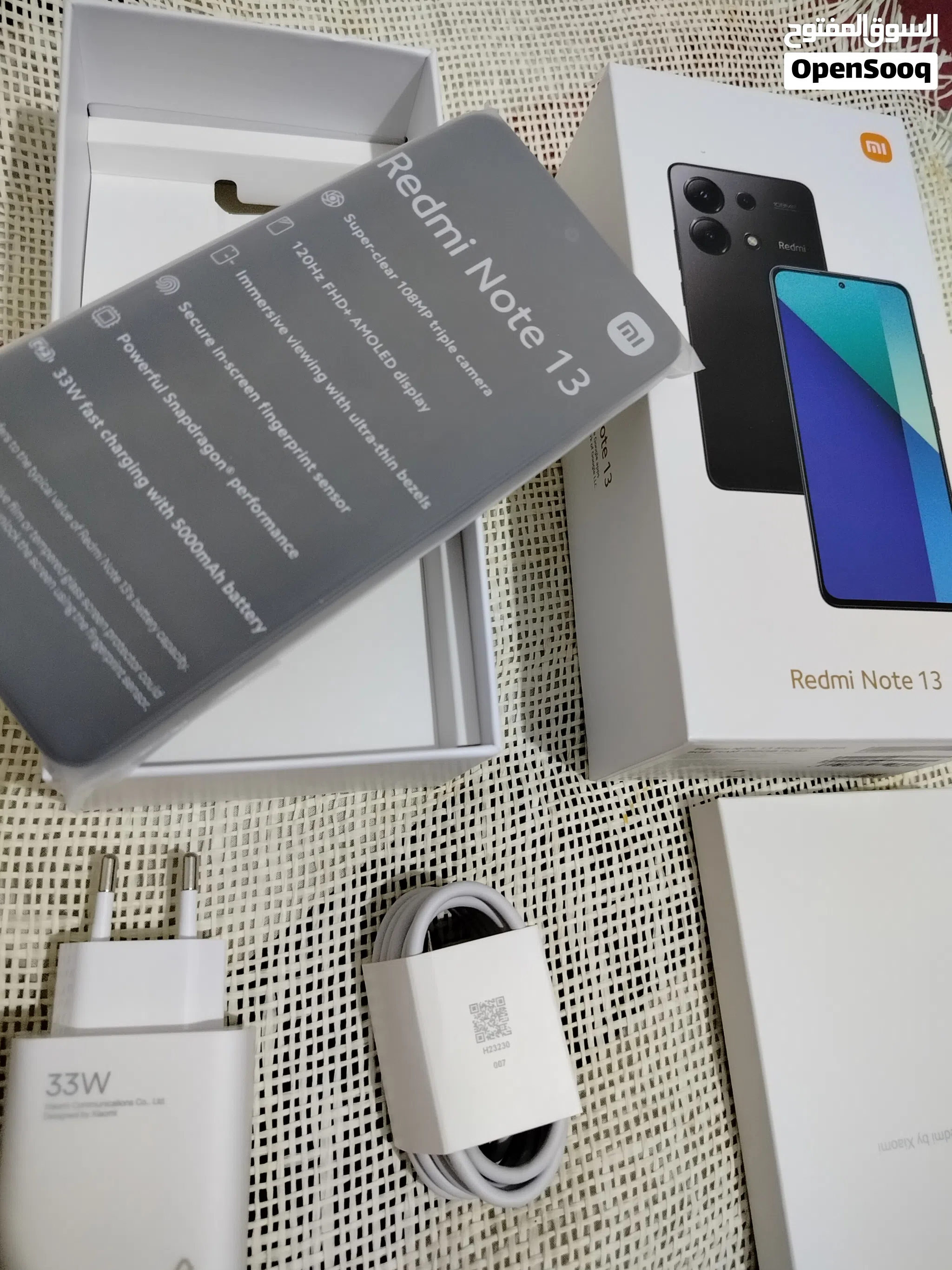 موبايل Xiaomi Redmi note 13 ذاكرة 256 جيجا جديد من السعودية زيرو