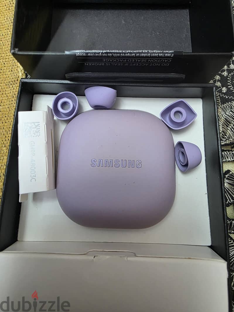 للبيع Samsung Galaxy Buds2 Pro الأصلية باللون المووف(Bora Purple) 3