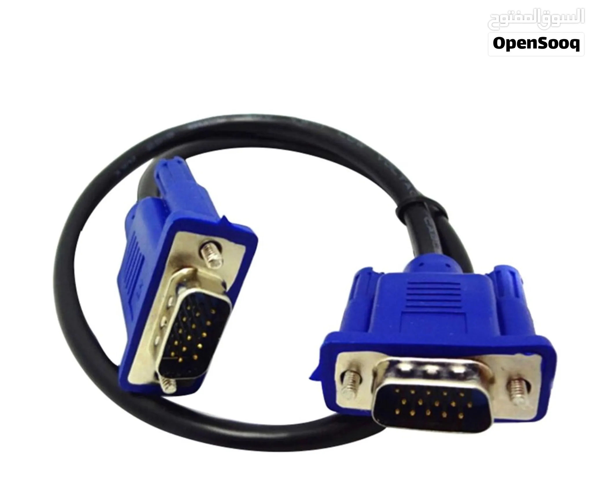 VGA Male To Male Extension Cable Black/Blue