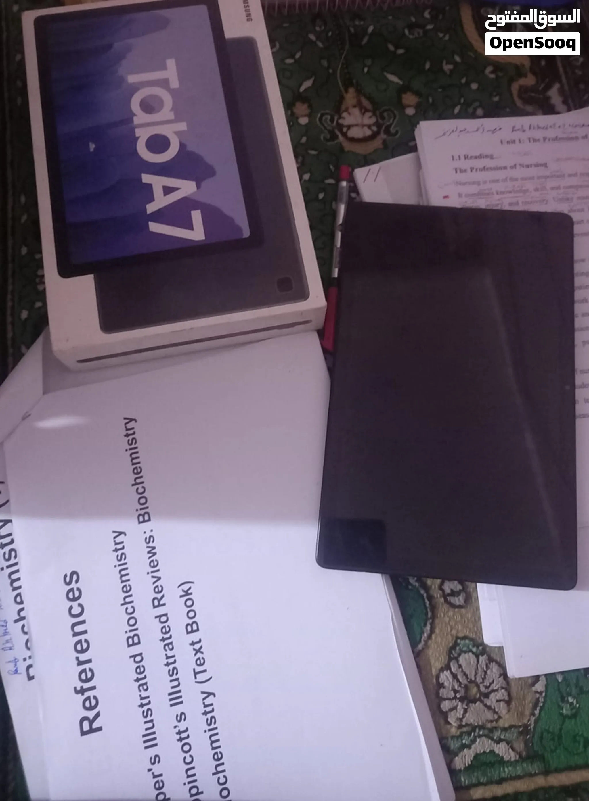 Samsung Galaxy Tab A7 (المقاس الكبير) يدعم شريحة وواي فاي - خارج المنظومة
