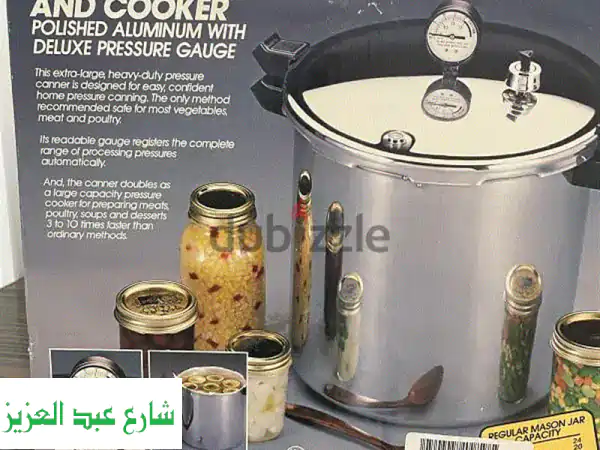 حلة ضغط برستو أمريكية جديدة 20 لتر | طهي أسرع وألذ،...