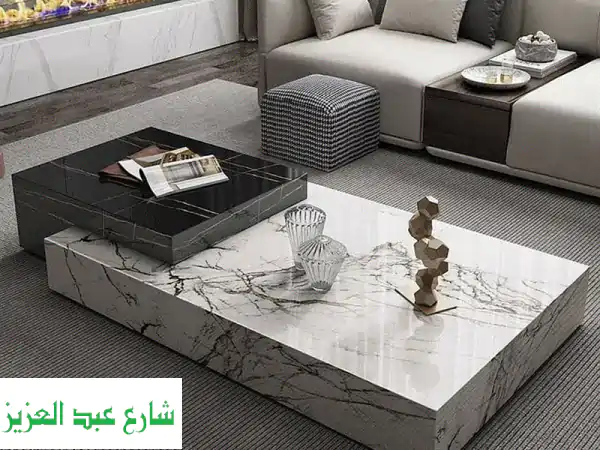 طاولات استقبال بورسلين مودرن | جودة وايت روك الفاخرة...