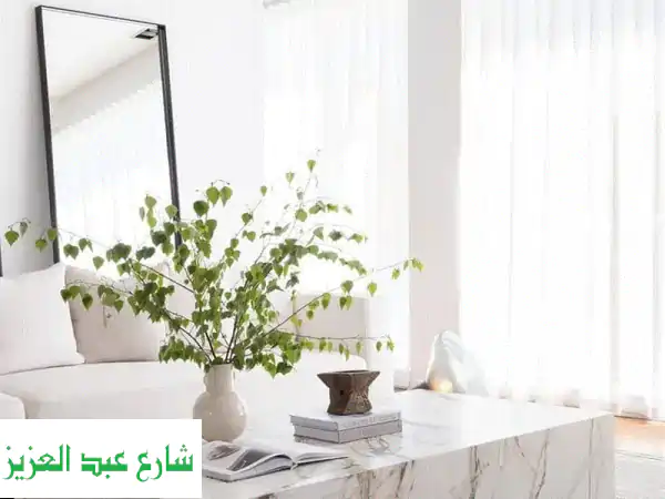 طاولات استقبال بورسلين مودرن | جودة وايت روك الفاخرة | اطلب الكتالوج الآن!