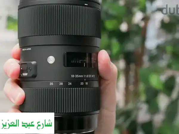 فرصة ذهبية: عدسة Sigma 18-35mm F/1.8 Art DC HSM لكاميرات Canon EF...