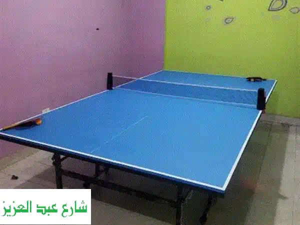 💥 عرض لا يُفوت: ترابيزة بنج بونج متكاملة قابلة للطي بعجل بسعر الجملة! توصيل لكل المحافظات!