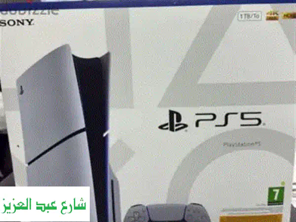 عروض PS5 Slim Digital الجديدة لا تفوتك! | بلايستيشن 5 بضمان سنة، تقسيط واستبدال PS4