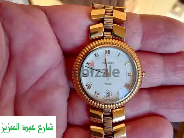 Nina Ricci Gold Plated Woman's watch
