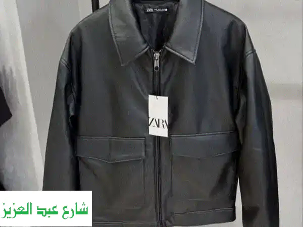 جاكيت جلد رجالي فاخر بالخانكة | مستورد، مقاوم...