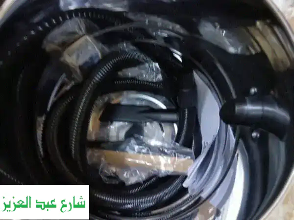 قوة تنظيف ثلاثية! مكنسة نيما 3 ماتور | شفط جبار للمياه والأتربة | حلة استانلس 80 لتر جديدة