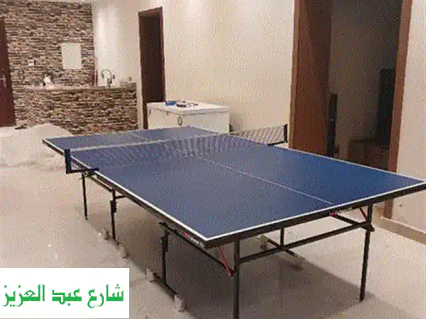 أطلق العنان لمتعتك! تربيزة بنج بونج قابلة للطي بعجل | مستوردة بسعر الجملة للمستهلك