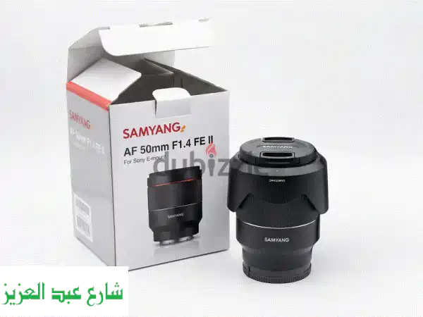 فرصة لا تعوض! عدسة Samyang AF 50mm F1.4 لسوني | جديدة بخصم...