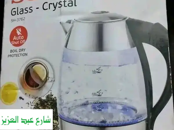 غلاية سوني الزجاجية الفاخرة: استمتع بالماء...