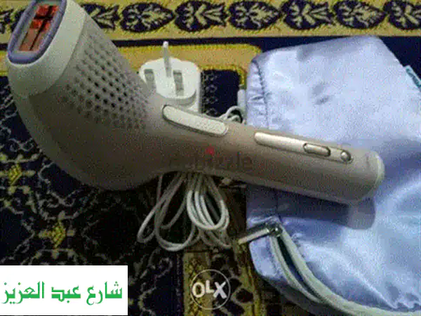 وداعاً للشعر للأبد! جهاز إزالة الشعر بالليزر المنزلي سيكريت ريزا - تقنية التبريد القوي (مستعمل بحالة ممتازة)