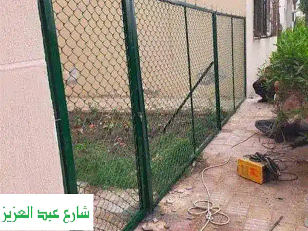 توريد و تركيب اسوار  سور سلك اخضر مجلفن  اقل سعر و افضل خامة