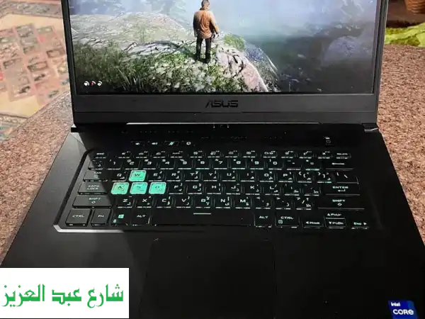 ASUS TUF Dash F15 RTX 3060 للبيع (استخدام مهندس) | لابتوب جيمنج وهندسة بقوة Core i7 وشاشة 144Hz