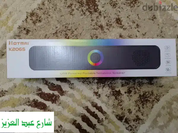 سماعة USB بحالة الجديد + وصلة جاك ستيريو 3.5mm | صفقة صوتية مميزة لا تفوت!