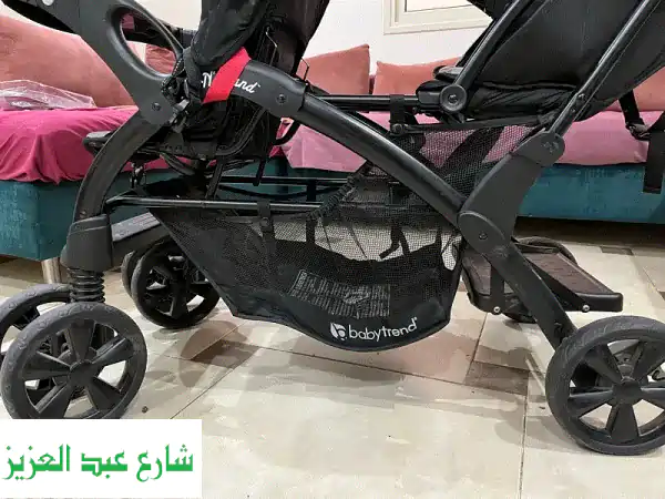 فرصة ذهبية! عربة أطفال Sit N Stand مزدوجة (توأم) بالغردقة - استعمال خفيف جداً | الكوثر