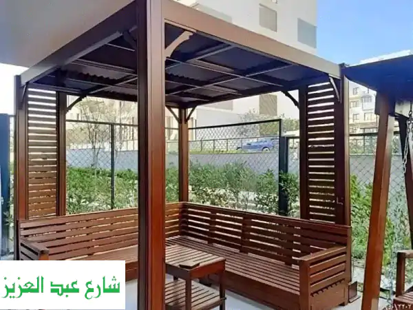 تندات وبرجولات وأسوار خشب سويدي فنلندي | جمال...