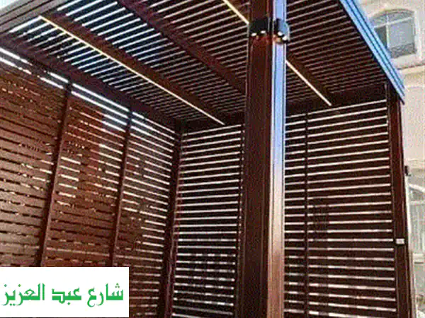 برجولات وأسوار خشب سويدي فلندي | عزيزي: فخامة وأناقة لحديقتك