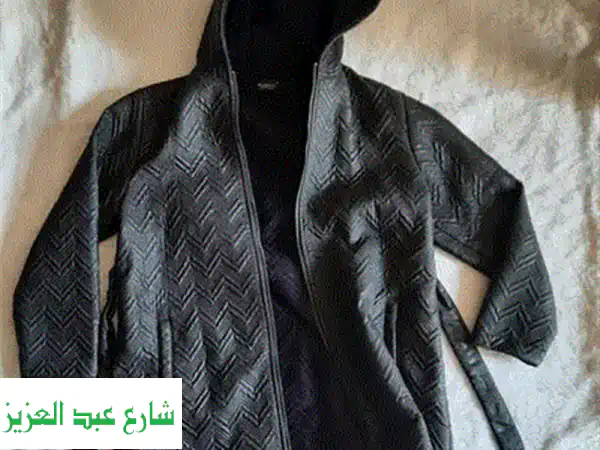 جاكت موباكو Mobaco XL كحلي ووتر بروف | إطلالة لامعة بفصوص ساحرة للسيدات